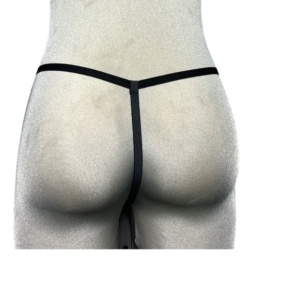 *NEW*Gorgeous Sexy Blue and Black Women Bustier Corset  Set Lace Up Bone… - Picture 15 of 17